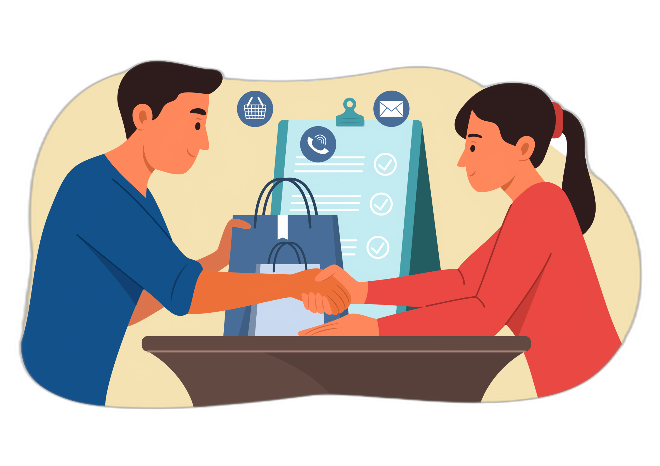 Ilustrasi Login Profesional